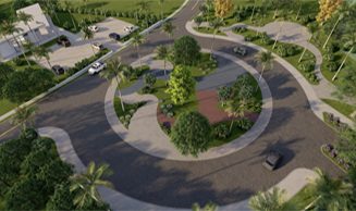 PRAÇA COM PAISAGISMO